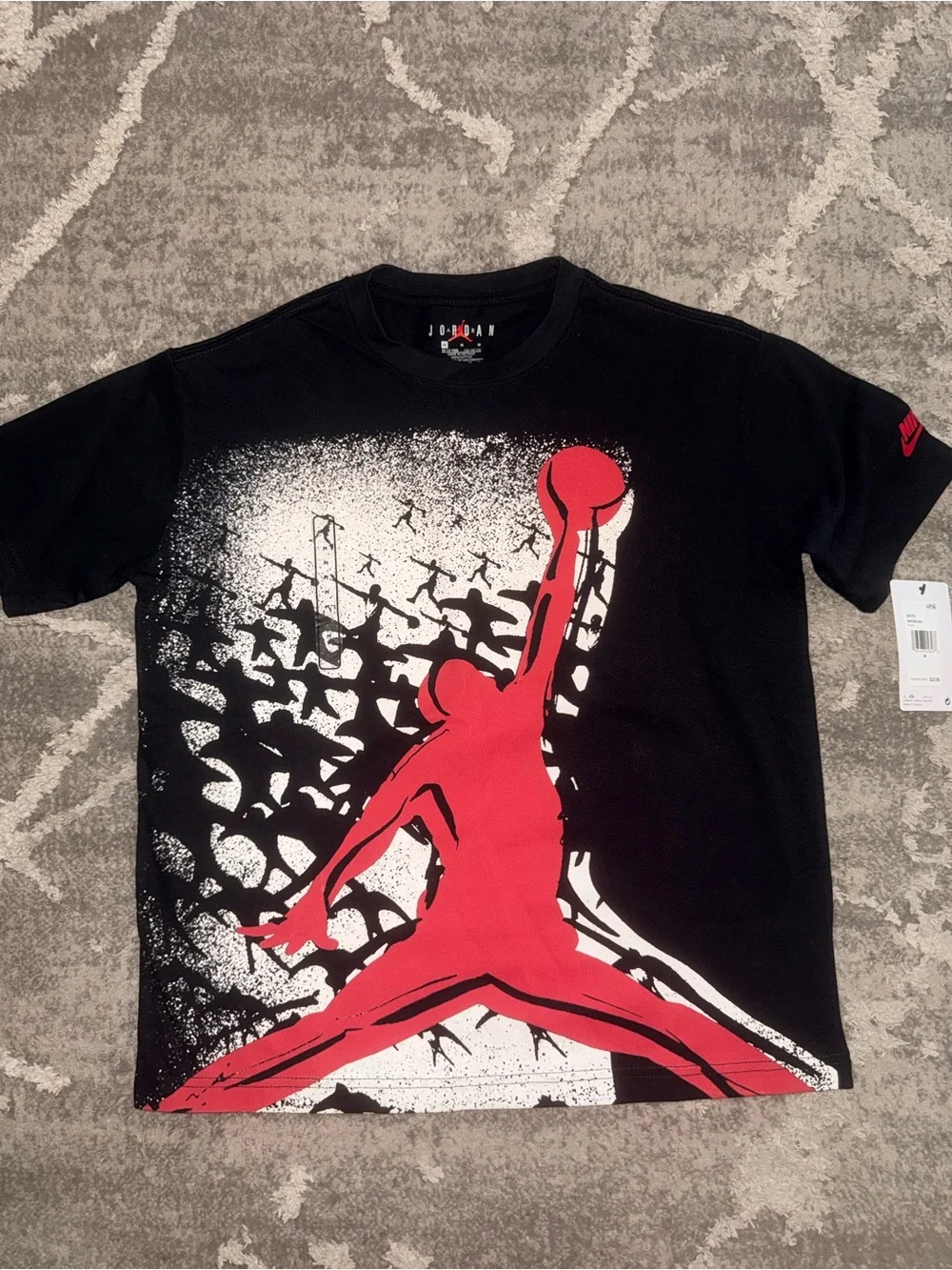 Jordan Jumpman Seasonal Graphic Tee Boys M NWT
